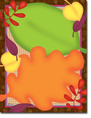 Paper So Pretty - Blank Designer Papers (Fun Fall Leaves) (DP1106)